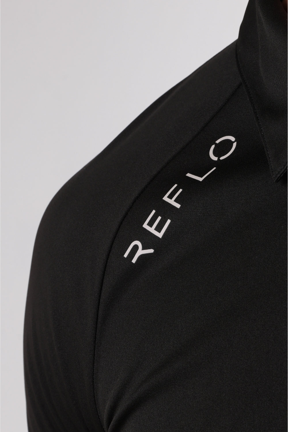 Bannock L/S Polo Black - Reflo