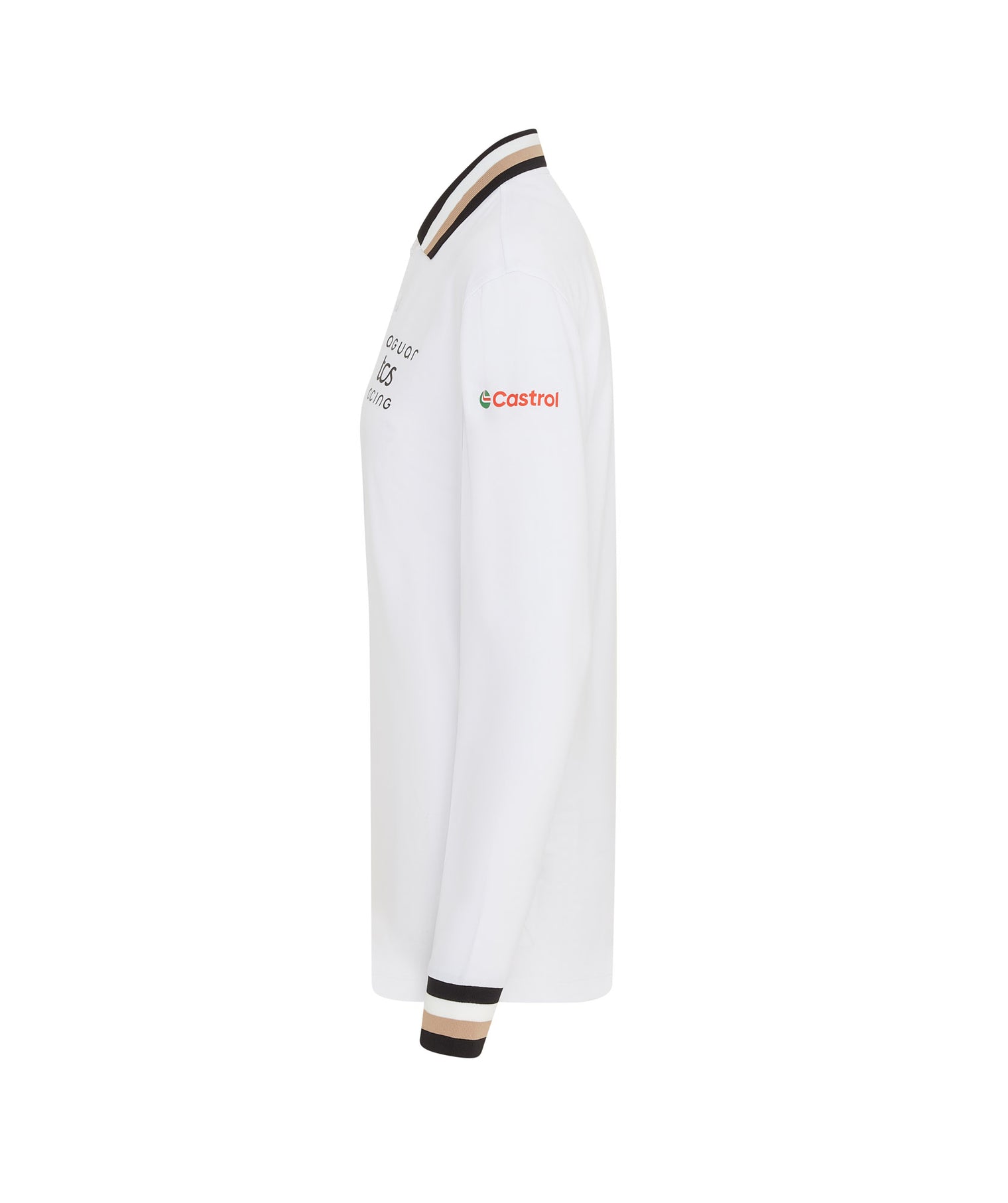 Jaguar TCS Racing Long Sleeve Polo Shirt Womens Reflo