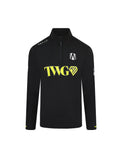 Andretti Teamkit Replica 1/4 Zip Unisex Midlayer Black Reflo