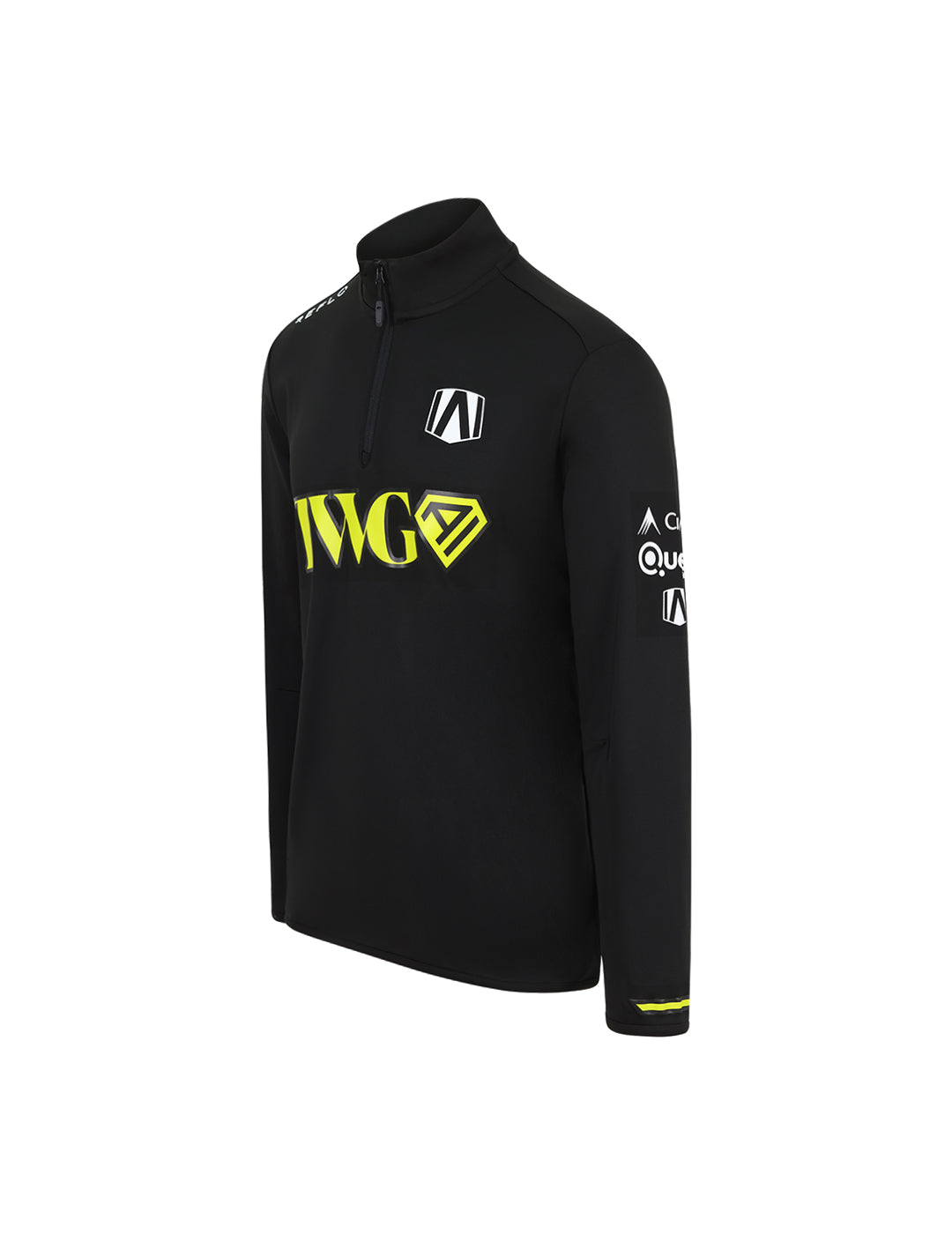 Andretti Teamkit Replica 1/4 Zip Unisex Midlayer Black Reflo