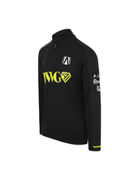 Andretti Teamkit Replica 1/4 Zip Unisex Midlayer Black Reflo