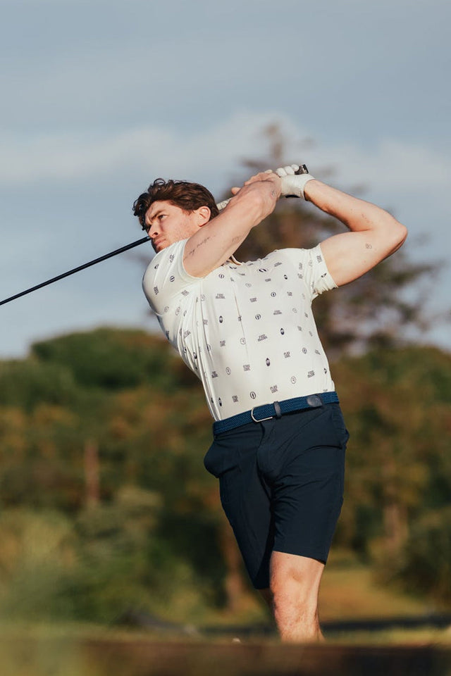 The Open Icon Polo White Reflo Athleisure