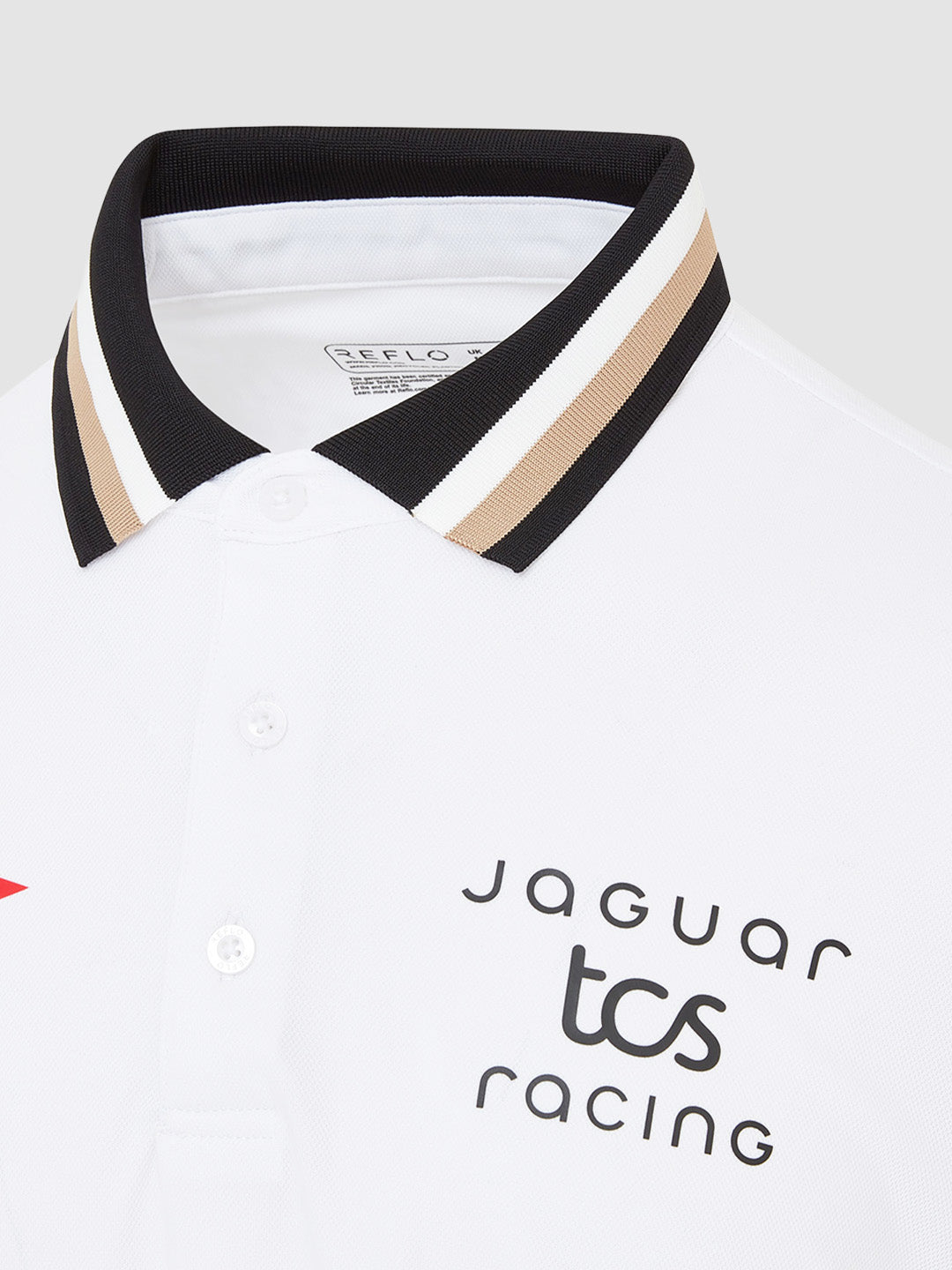 Jaguar TCS Racing Men's Long Sleeve Polo Shirt - Season 12 Reflo