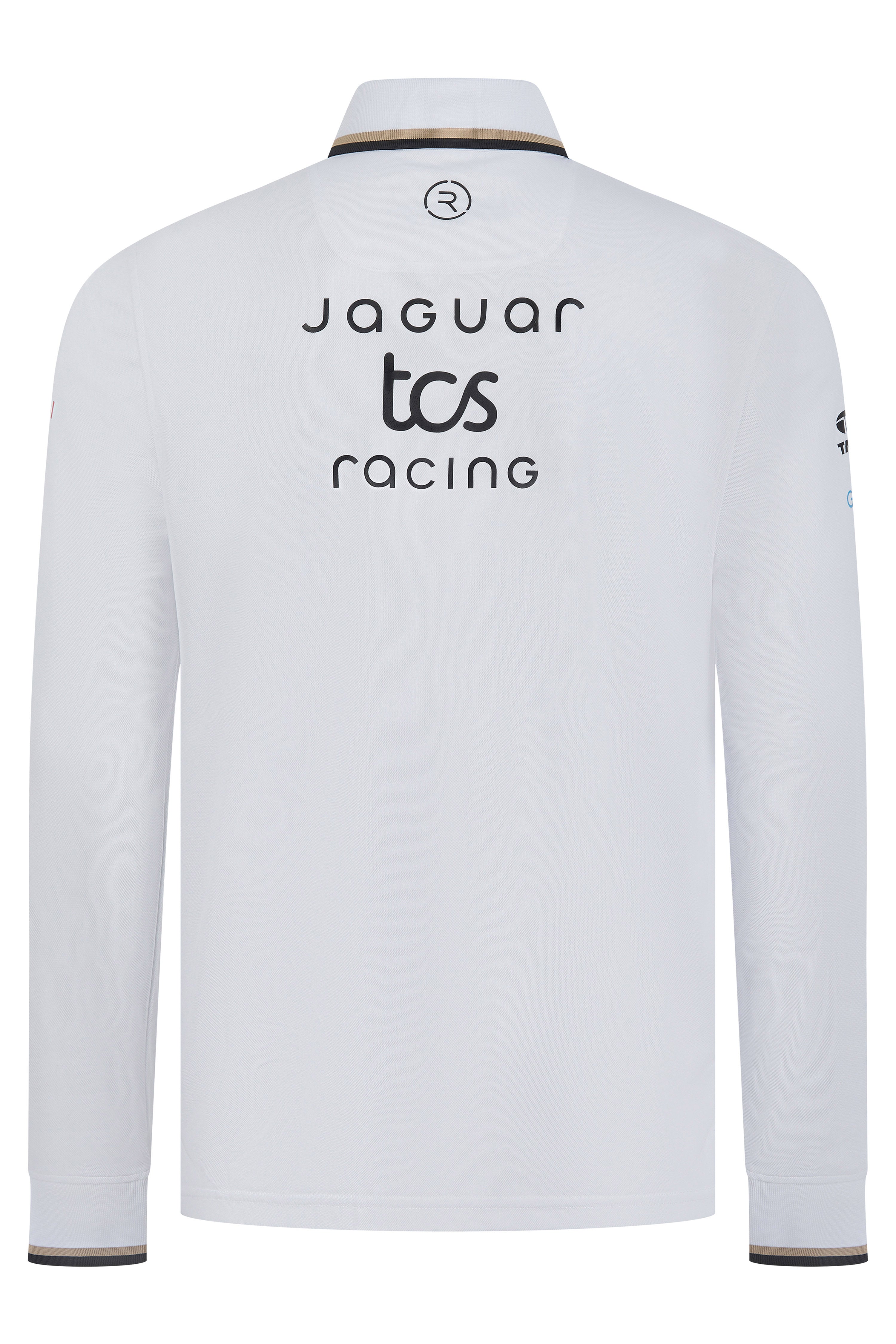 Jaguar TCS Racing Mens Long Sleeve Polo - Reflo