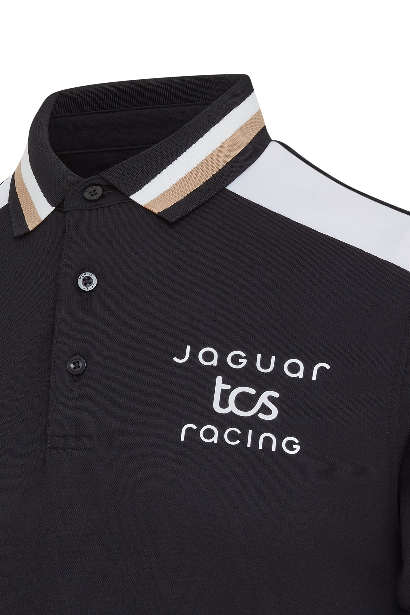 Jaguar TCS Racing Short Sleeve Polo Shirt Reflo
