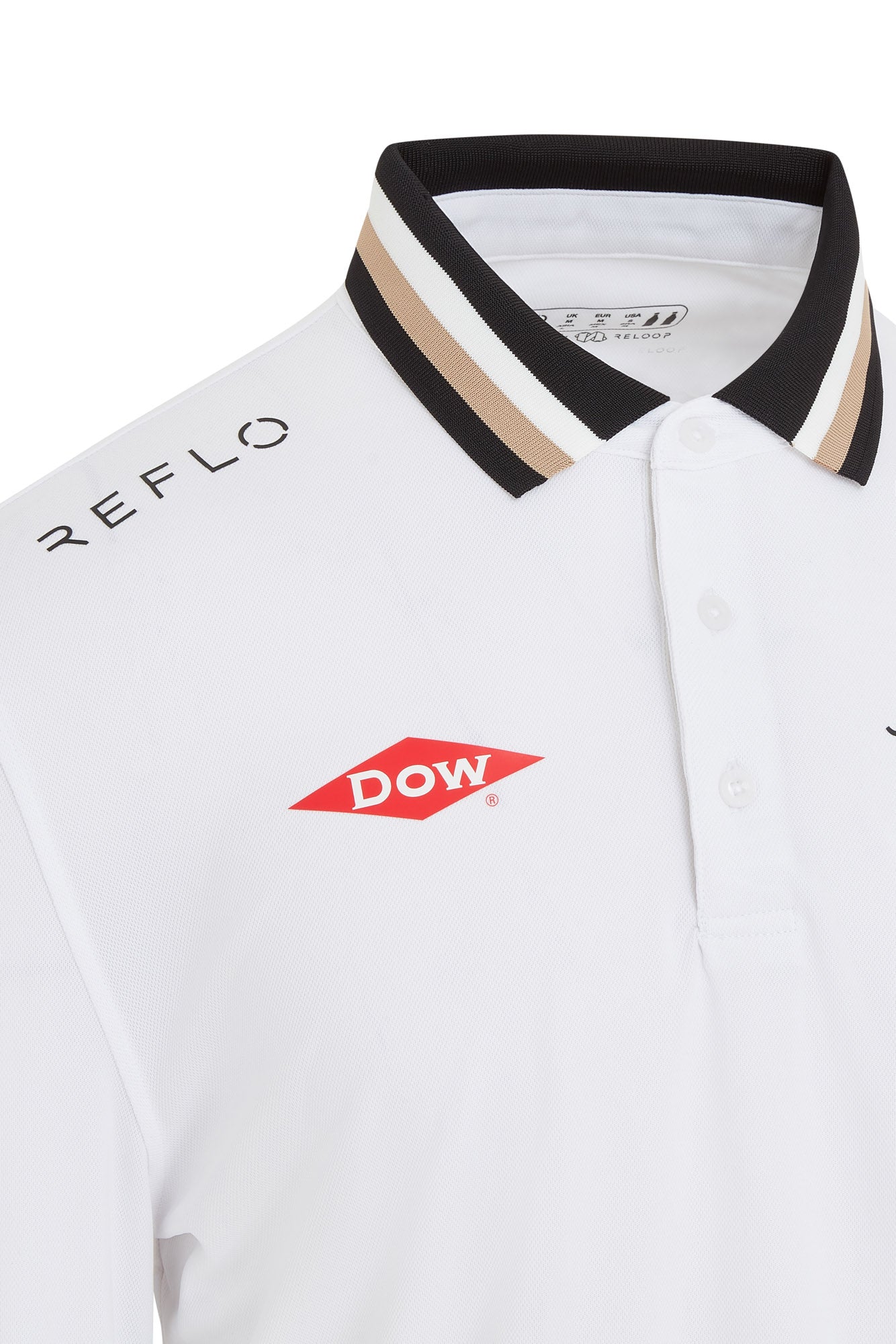 Jaguar TCS Racing Long Sleeve Polo Shirt Reflo