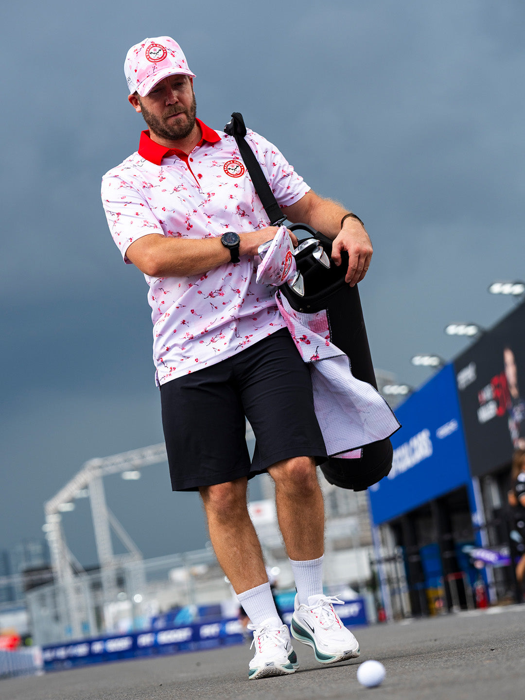 Nissan Formula Sakura E Golf Polo Shirt-4