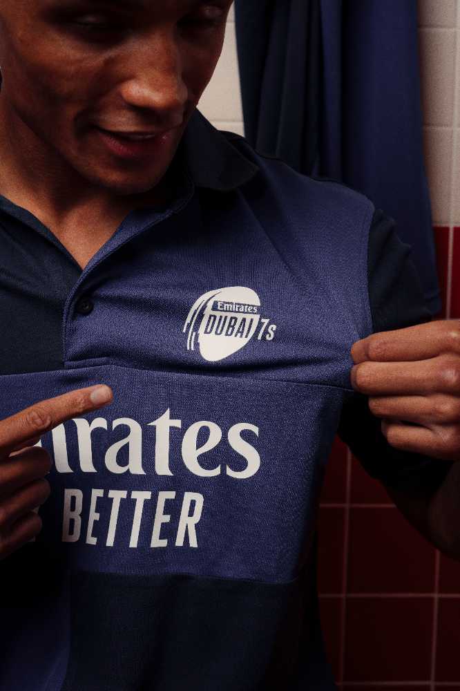 Emirates Dubai 7s 2025 Pique Polo Shirt Reflo