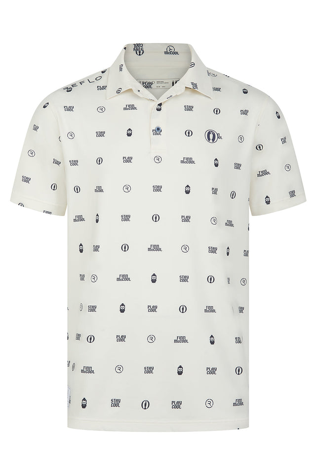The Open Icon Polo White Reflo Athleisure