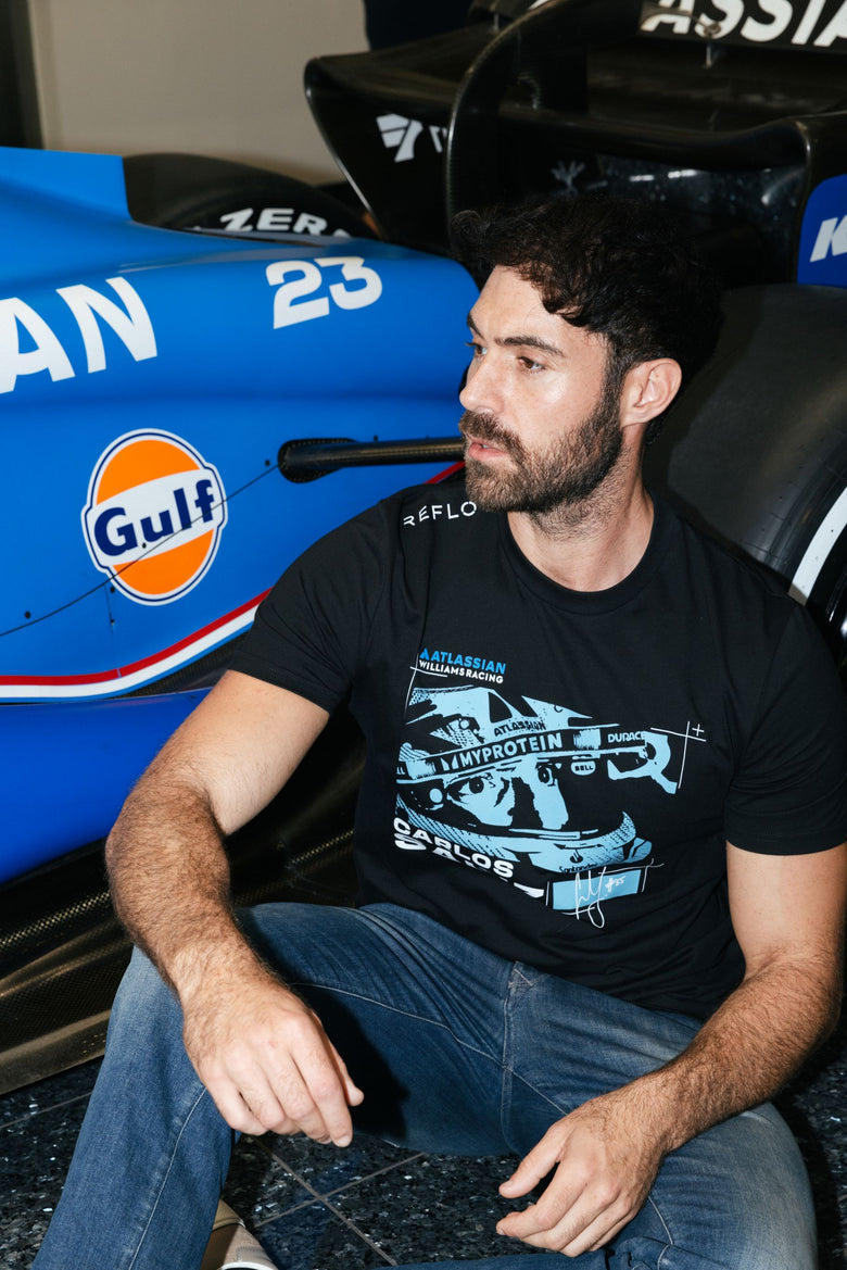 Williams Carlos Sainz Short Sleeve T-Shirt Reflo