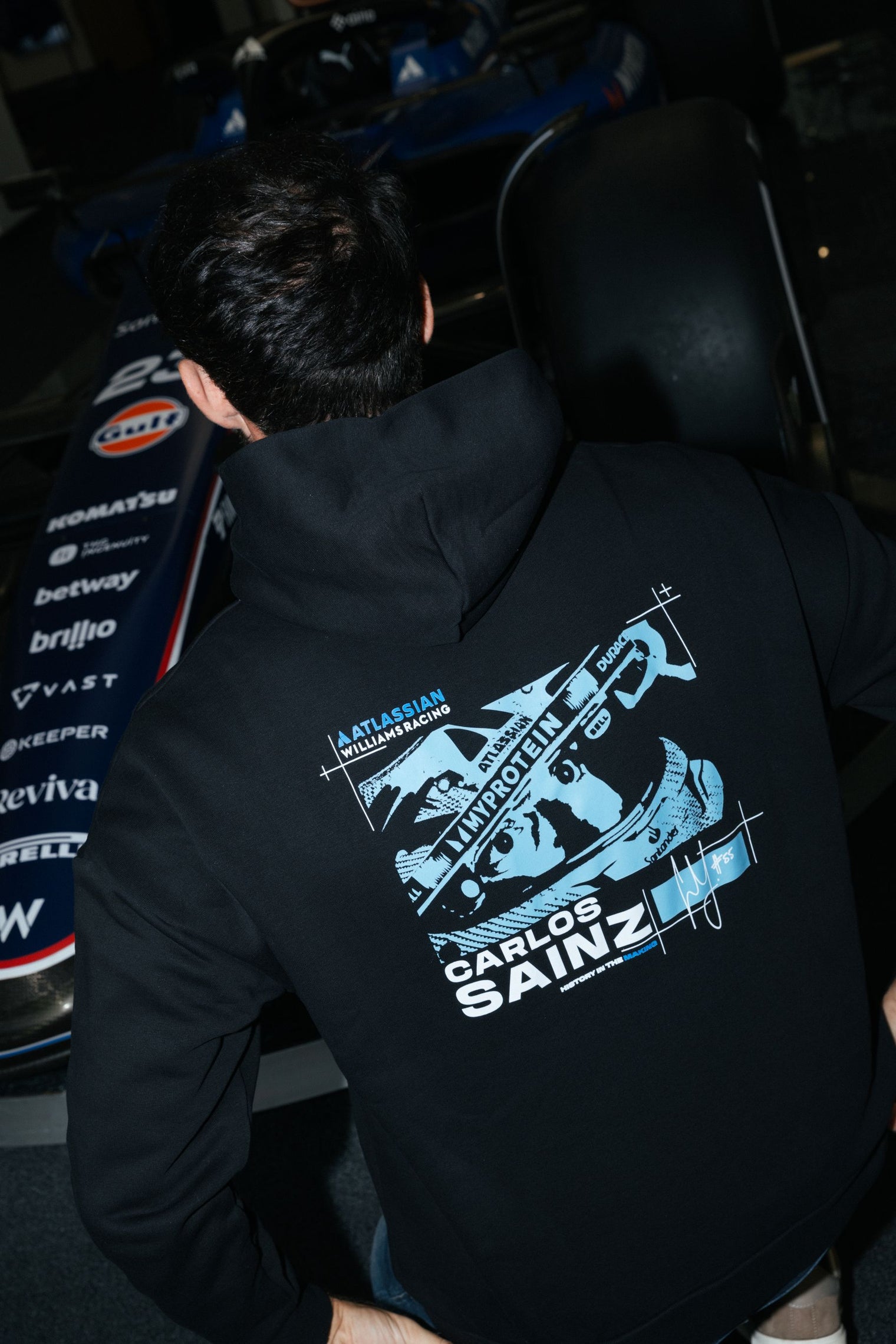 Williams Carlos Sainz Hoodie Reflo