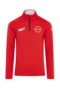 Nissan Formula E Replica 1/4 Zip Midlayer - Red Reflo