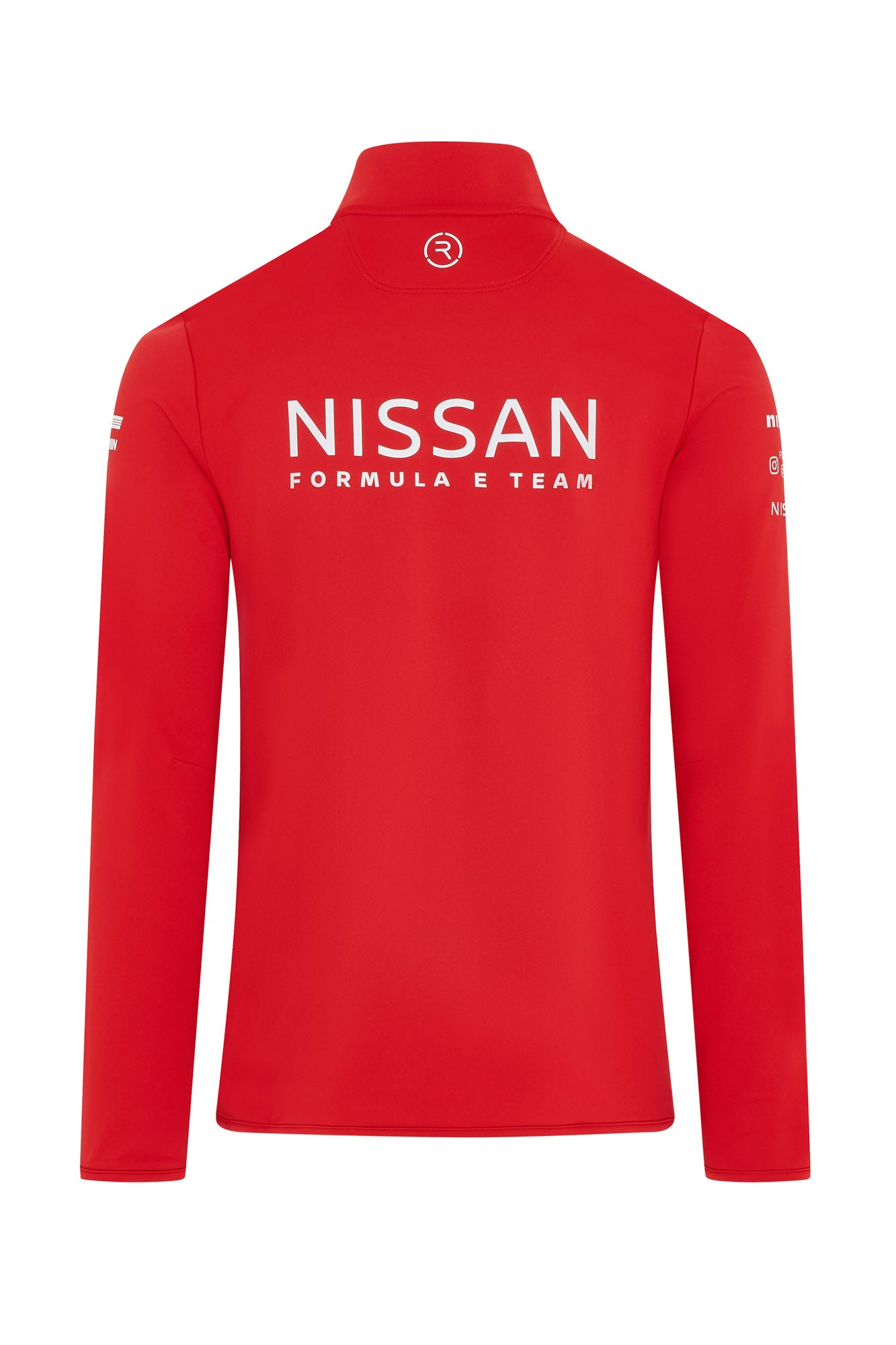 Nissan Formula E Replica 1/4 Zip Midlayer - Red Reflo