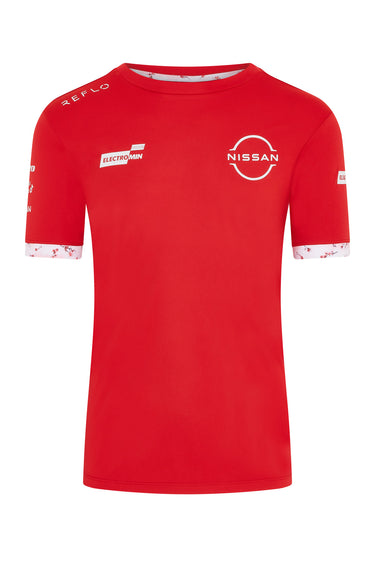 Nissan Formula E Replica Short Sleeve T-Shirt - Red Reflo