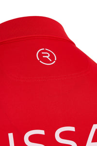 Nissan Formula E Replica Short Sleeve Polo Shirt - Red Reflo
