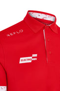 Nissan Formula E Replica Short Sleeve Polo Shirt - Red Reflo