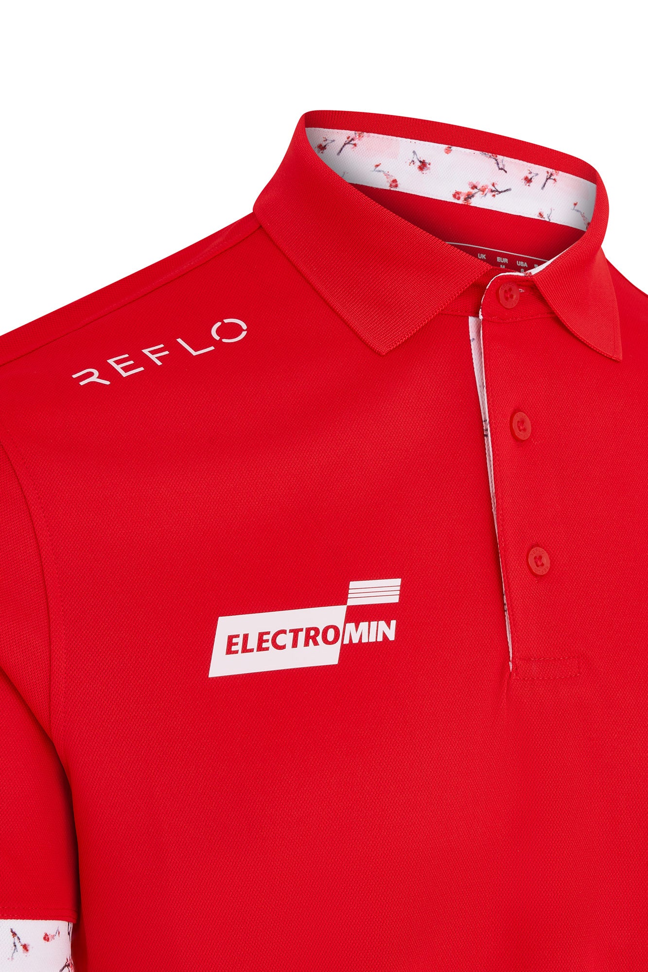 Nissan Formula E Replica Short Sleeve Polo Shirt - Red Reflo