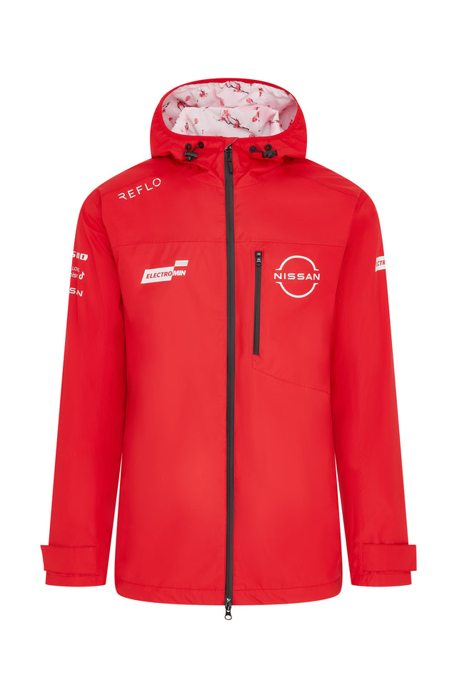 Nissan Formula E Rain Jacket - Red Reflo