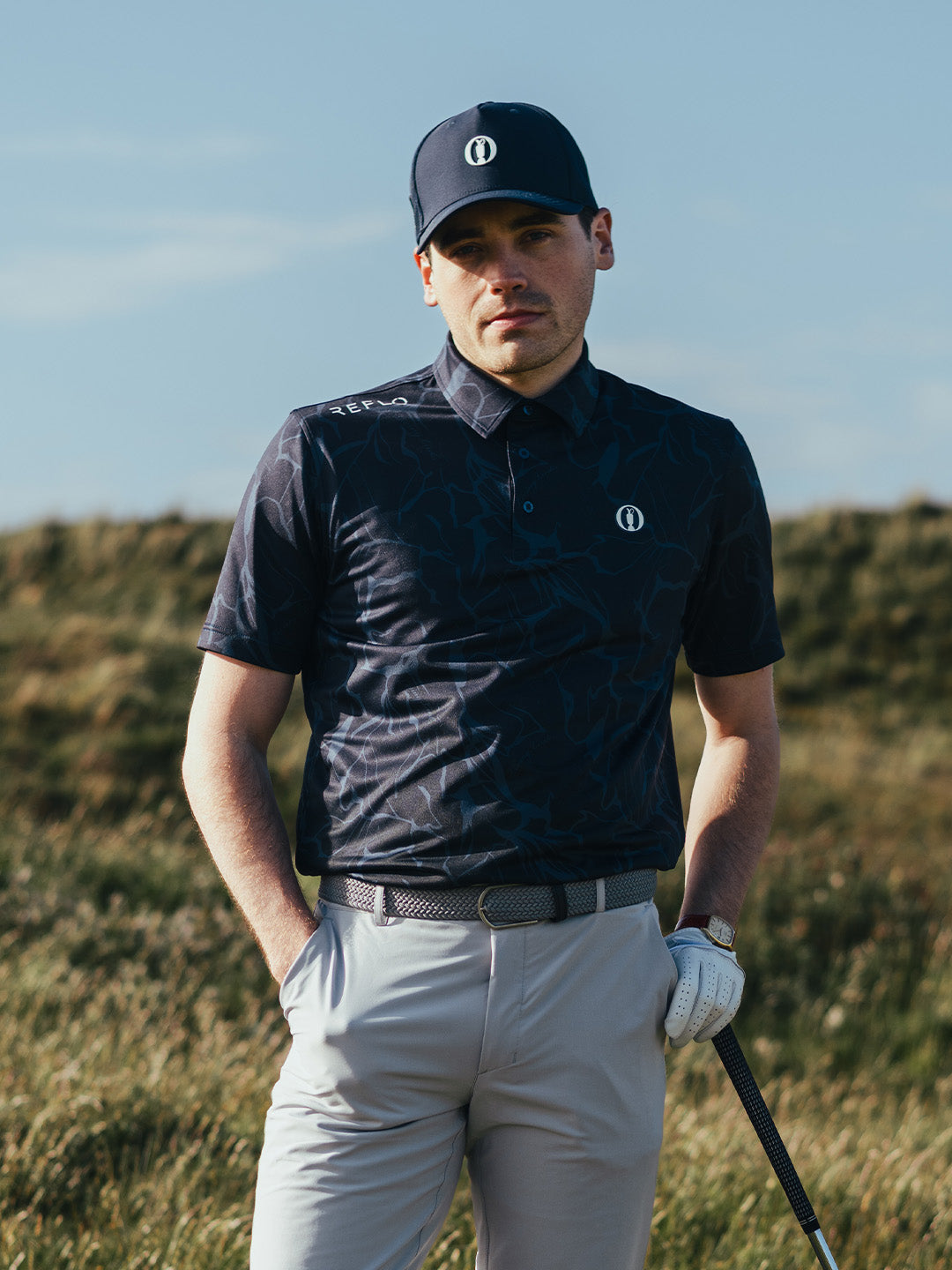 The Open Terrain Echo Short Sleeve Polo Shirt Reflo