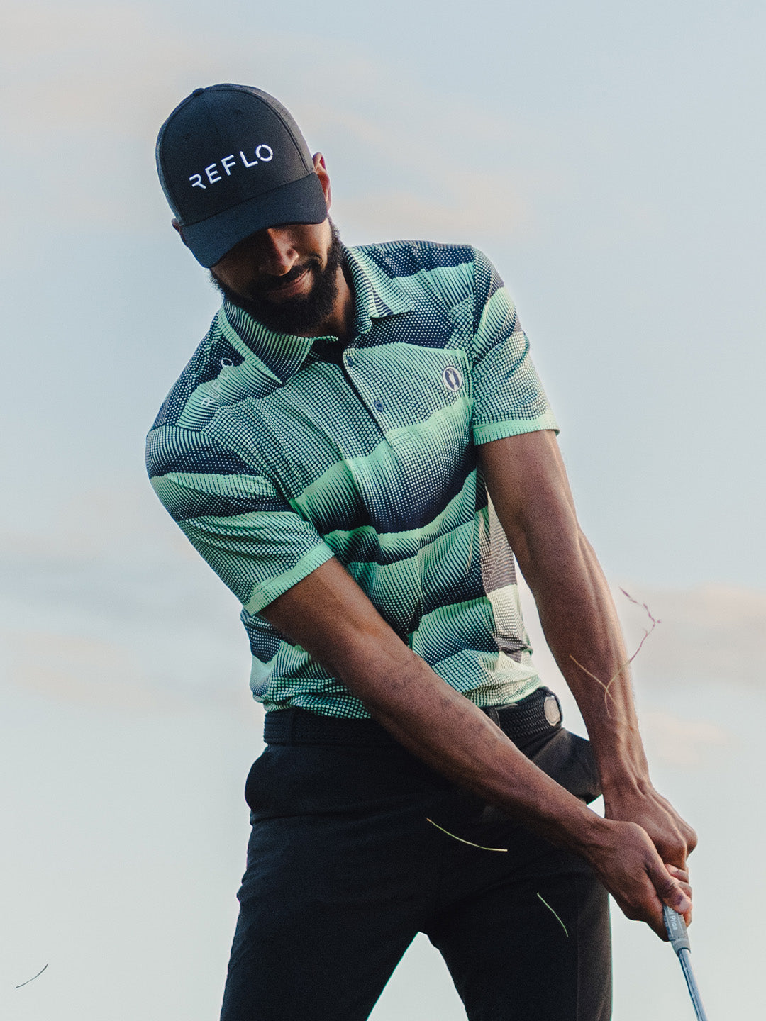 The Open Dune Short Sleeve Polo Shirt Reflo
