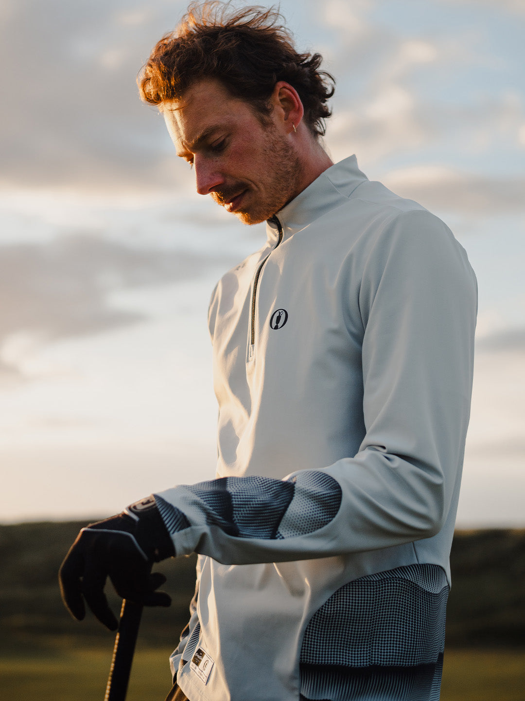 The Open Shifting Dune Quarter Zip Midlayer Reflo