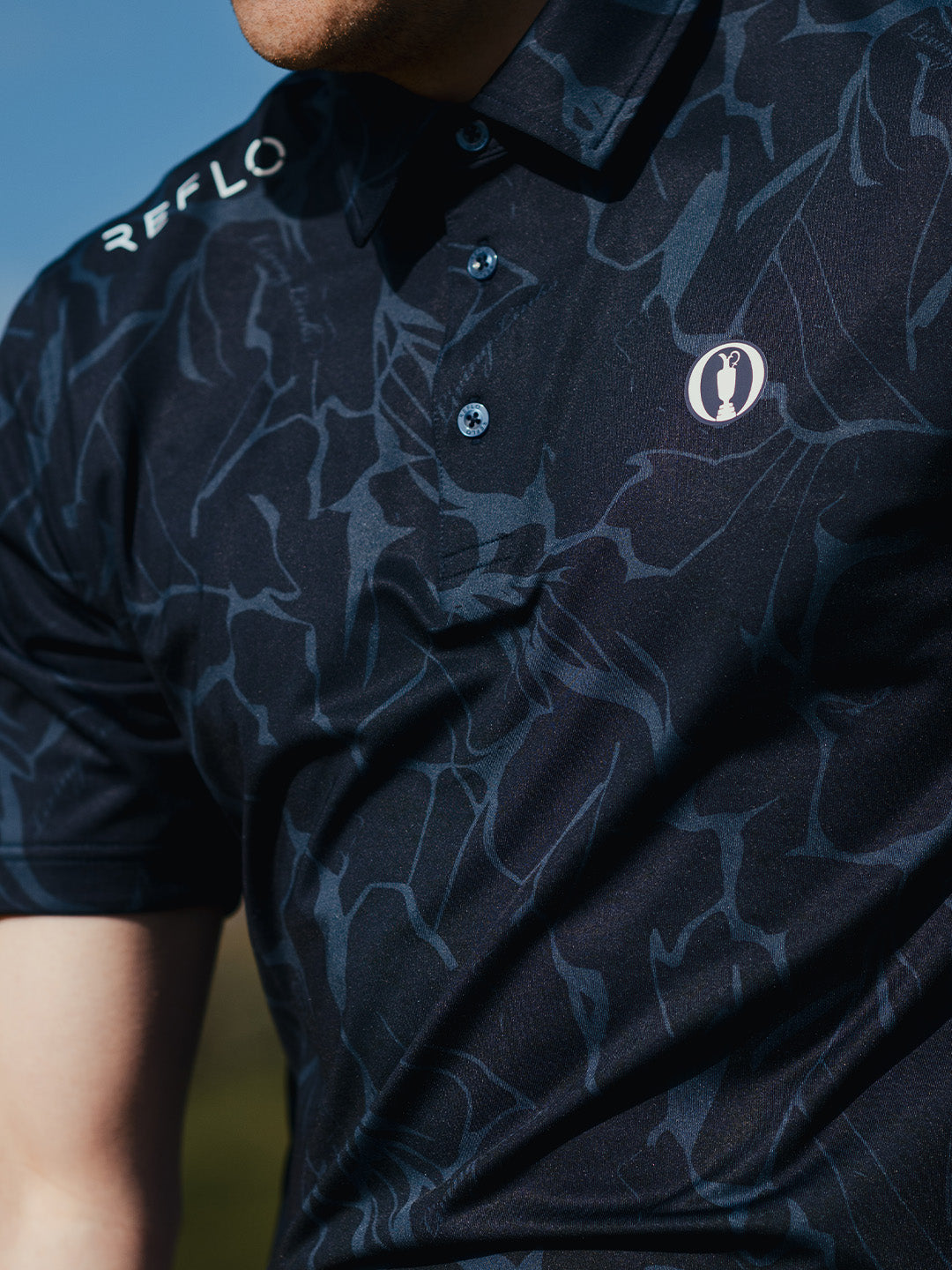 The Open Terrain Echo Short Sleeve Polo Shirt Reflo
