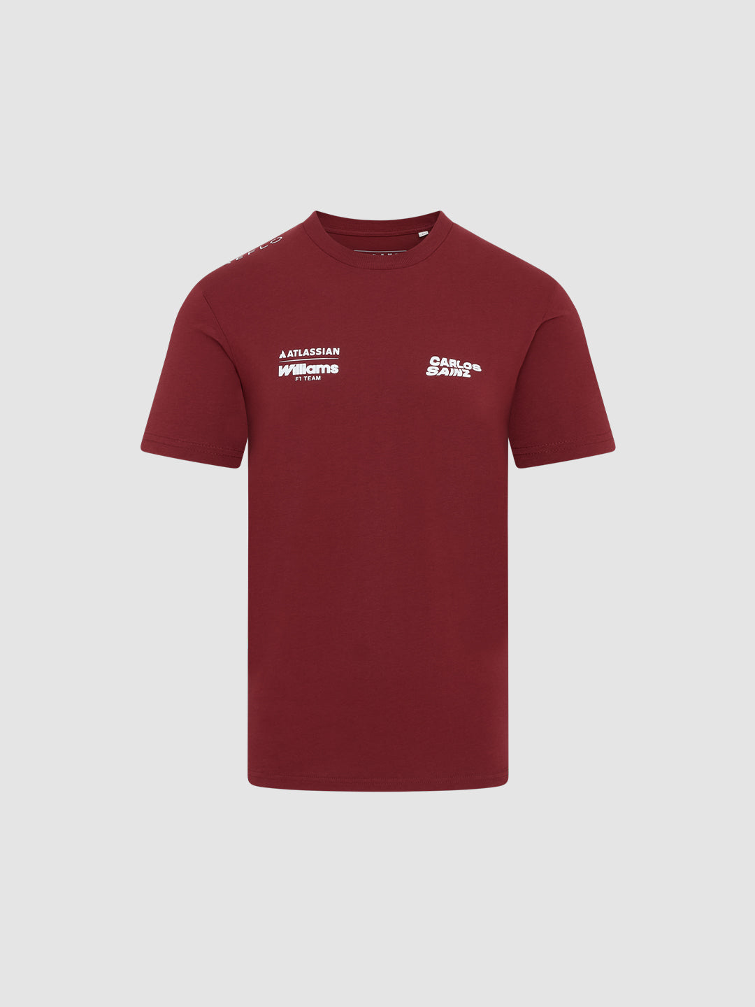 Atlassian Williams F1 Team Carlos Sainz Driver Short Sleeve T-Shirt Reflo