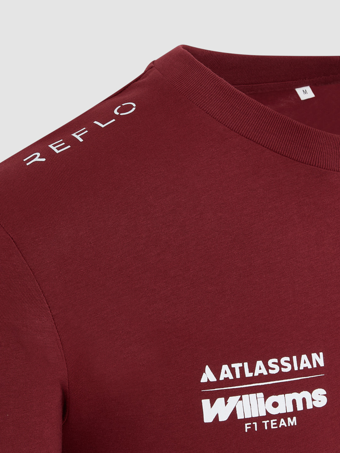 Atlassian Williams F1 Team Carlos Sainz Driver Short Sleeve T-Shirt Reflo