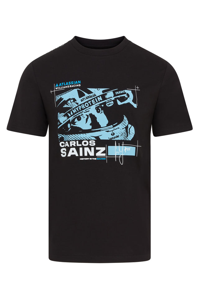 Williams Carlos Sainz Short Sleeve T-Shirt Reflo