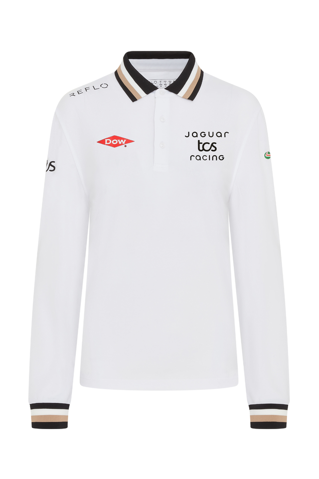 Jaguar TCS Racing Women's Long Sleeve Polo Shirt- Season 12 Reflo