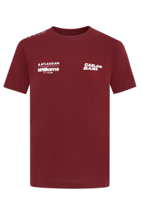 Atlassian Williams Racing Carlos Sainz Junior Driver Short Sleeve T-Shirt - Season 12 Reflo