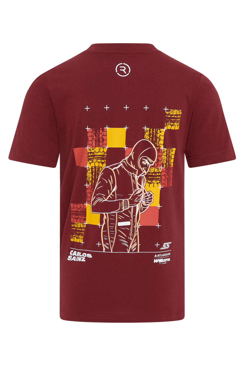 Atlassian Williams Racing Carlos Sainz Junior Driver Short Sleeve T-Shirt - Season 12 Reflo