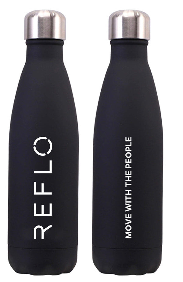 Aluminium Water Bottle with Rubber Coating - 500ml